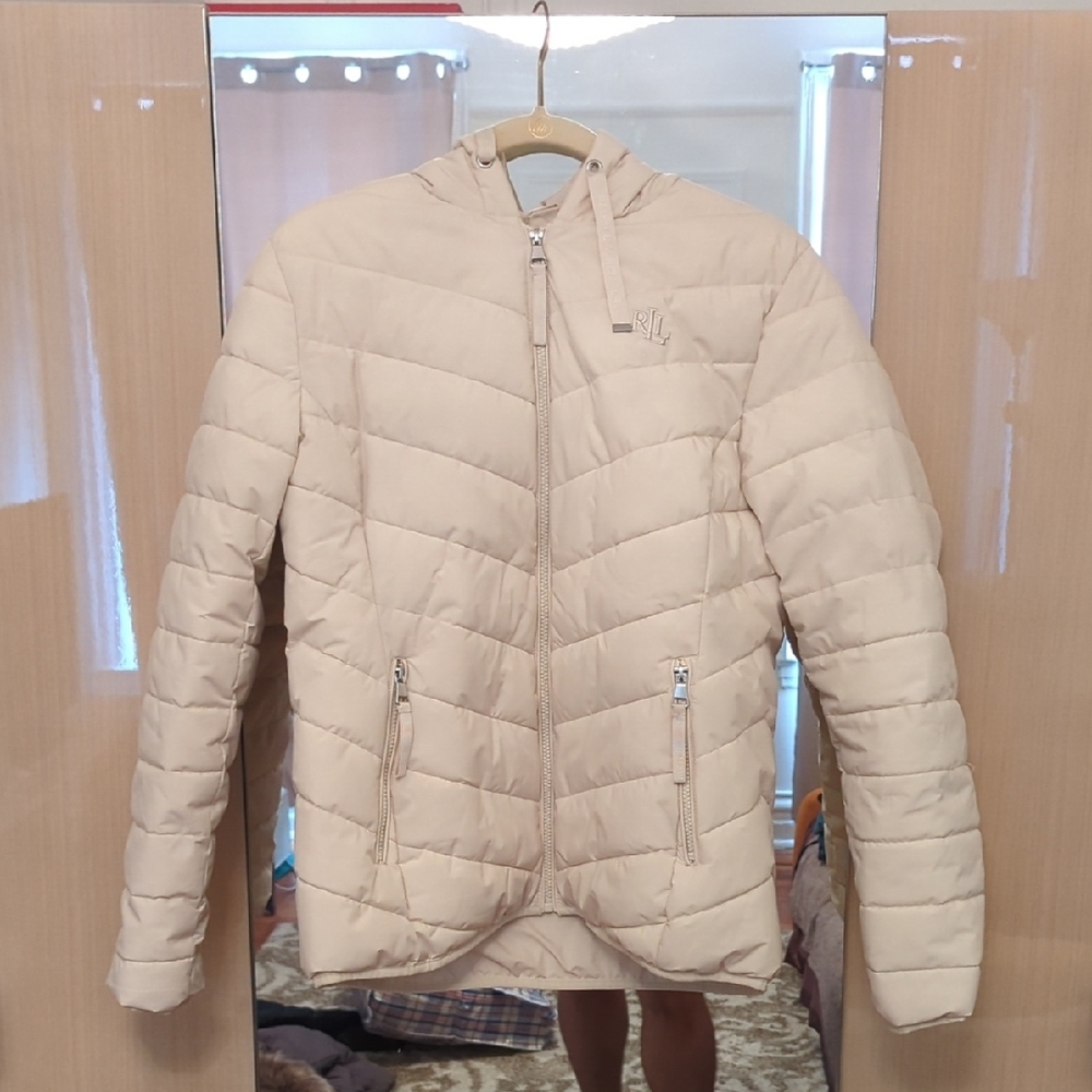 Ralph Lauren Beige Quilted Jacket